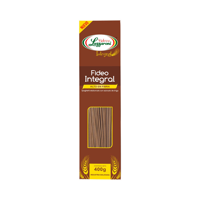 Fideo Integral Lazzaroni Caja X 400G
