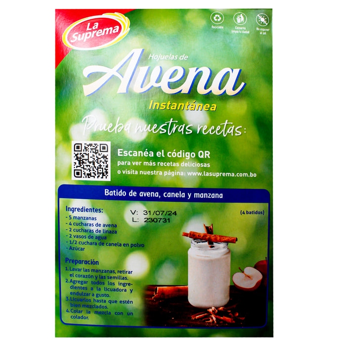 La Suprema Avena Instantanea X 400G