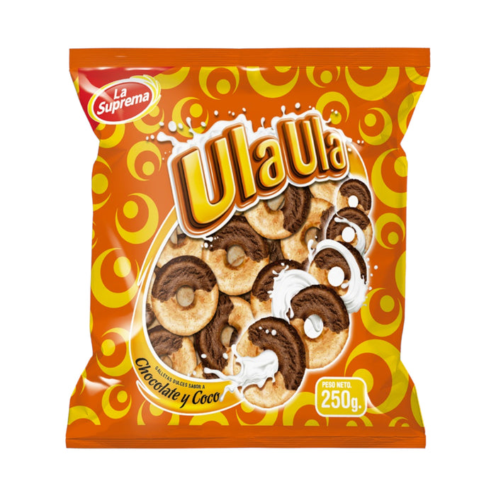 Galletas Ula Ula La Suprema Chocolate Y Coco X 250G