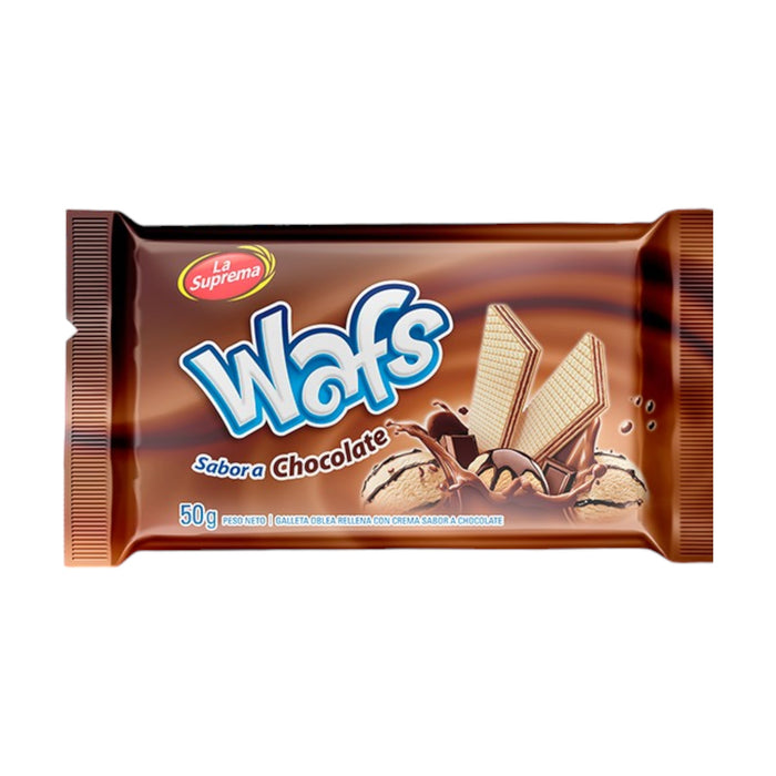 Galleta Wafs Oblea Rellena Chocolate X 40G