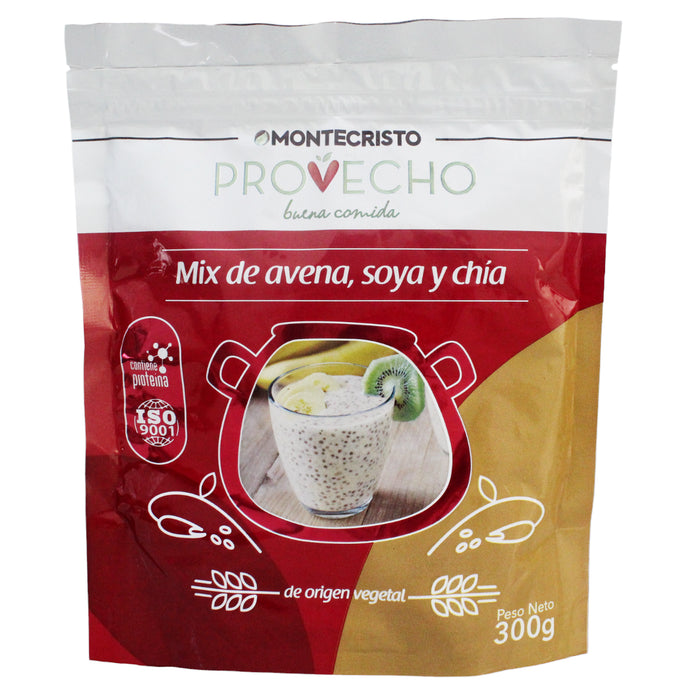 Provecho Mix De Avena Soya Y Chia X 300G