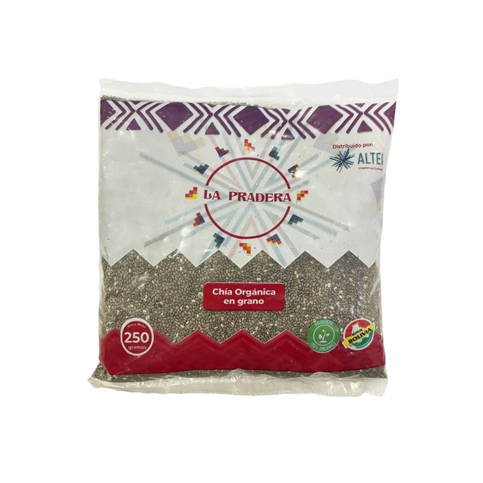 Chía La Pradera Orgánica En Grano X 250G