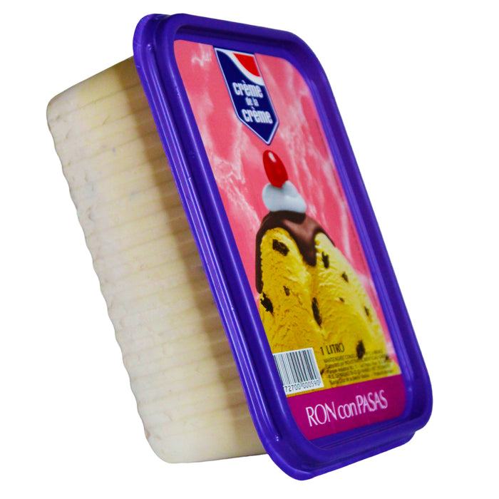 Creme De La Creme Ron Con Pasas X 1 L  626