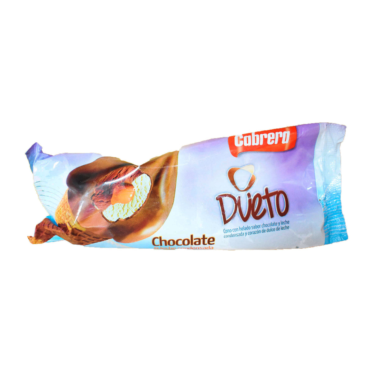 Cabrera Cono Helado Dueto Chocolate Y Leche Condensada X Unidad — Amarket