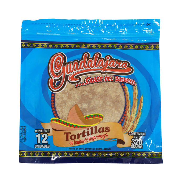 Guadalajara Tortillas De Harina Integral X 320G