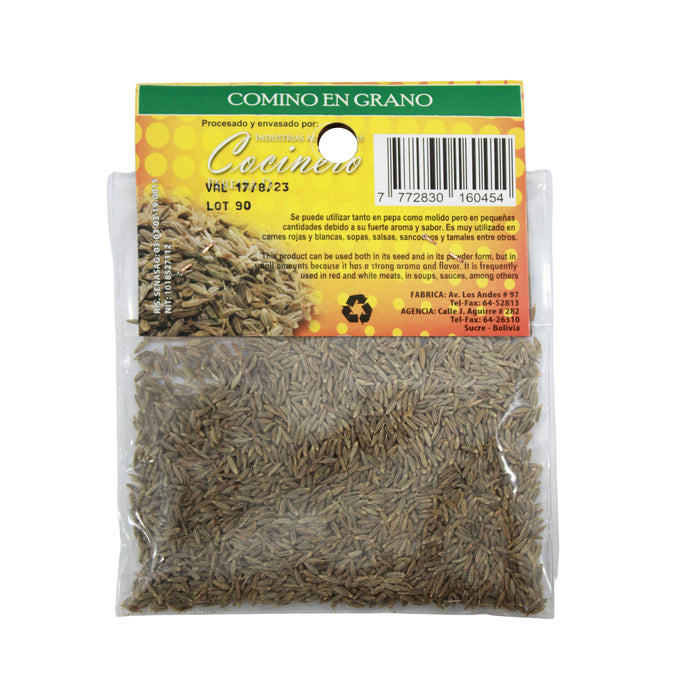 Cocinero Comino En Grano Bolsa X 30G