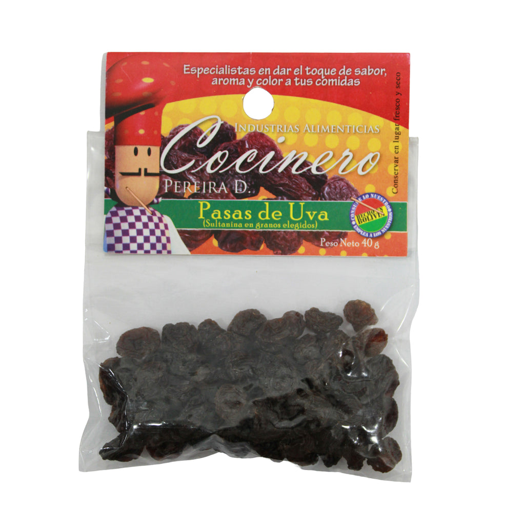 Uva Pasa Cocinero Negra Bolsa X 40G — Amarket1