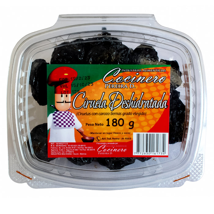 Cocinero Ciruela Deshidratada Bandeja X 180G