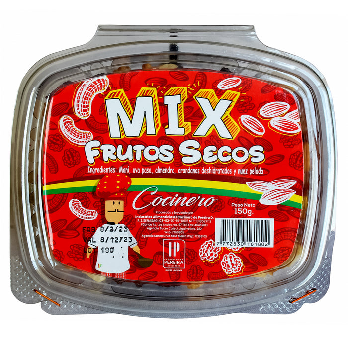 Cocinero Mix Frutos Secos Bandeja X 150G