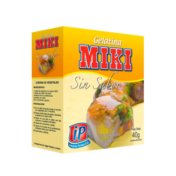 Gelatina Miki Sin Sabor X 40G