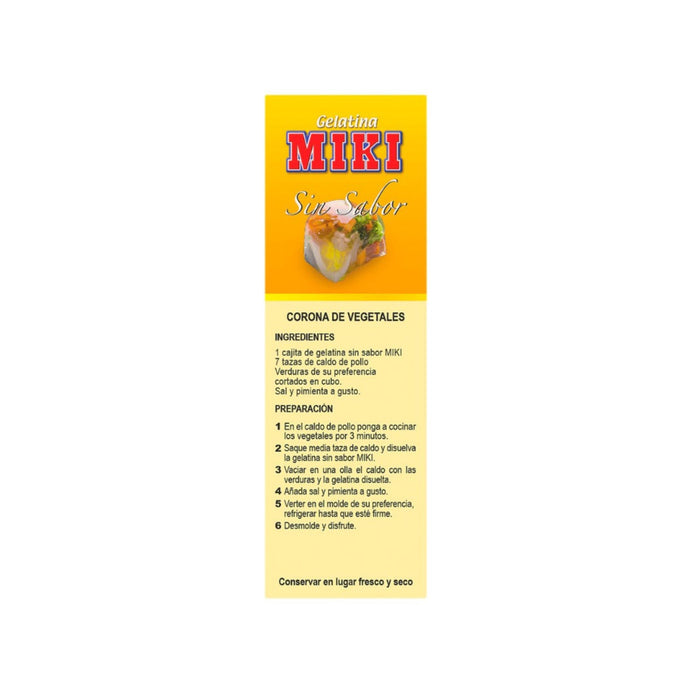 Gelatina Miki Sin Sabor X 40G