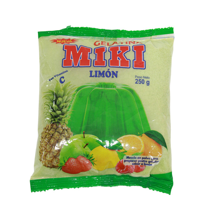 Gelatina Miki Sabor Limón X 250G