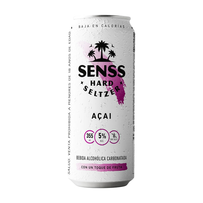 Senss Hard Seltzer Acai Lata X 355Ml