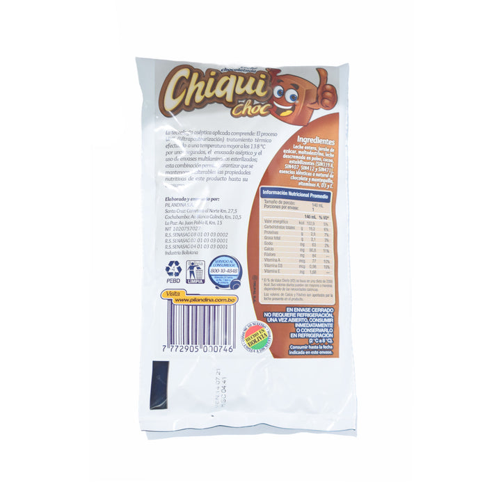 Chiqui Choc Leche Saborizada X 140Ml