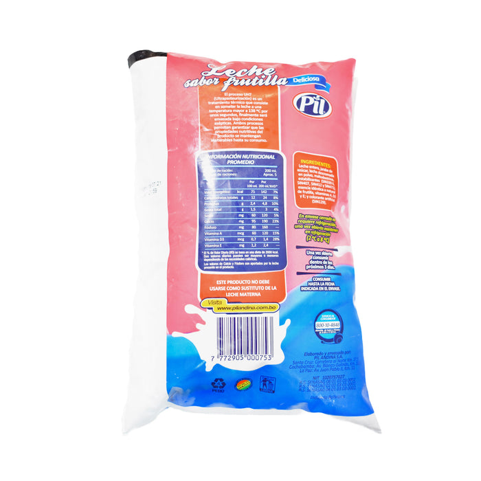 Pil Leche Sabor A Frutilla Larga Vida X 946Ml