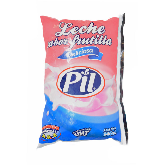 Pil Leche Sabor A Frutilla Larga Vida X 946Ml