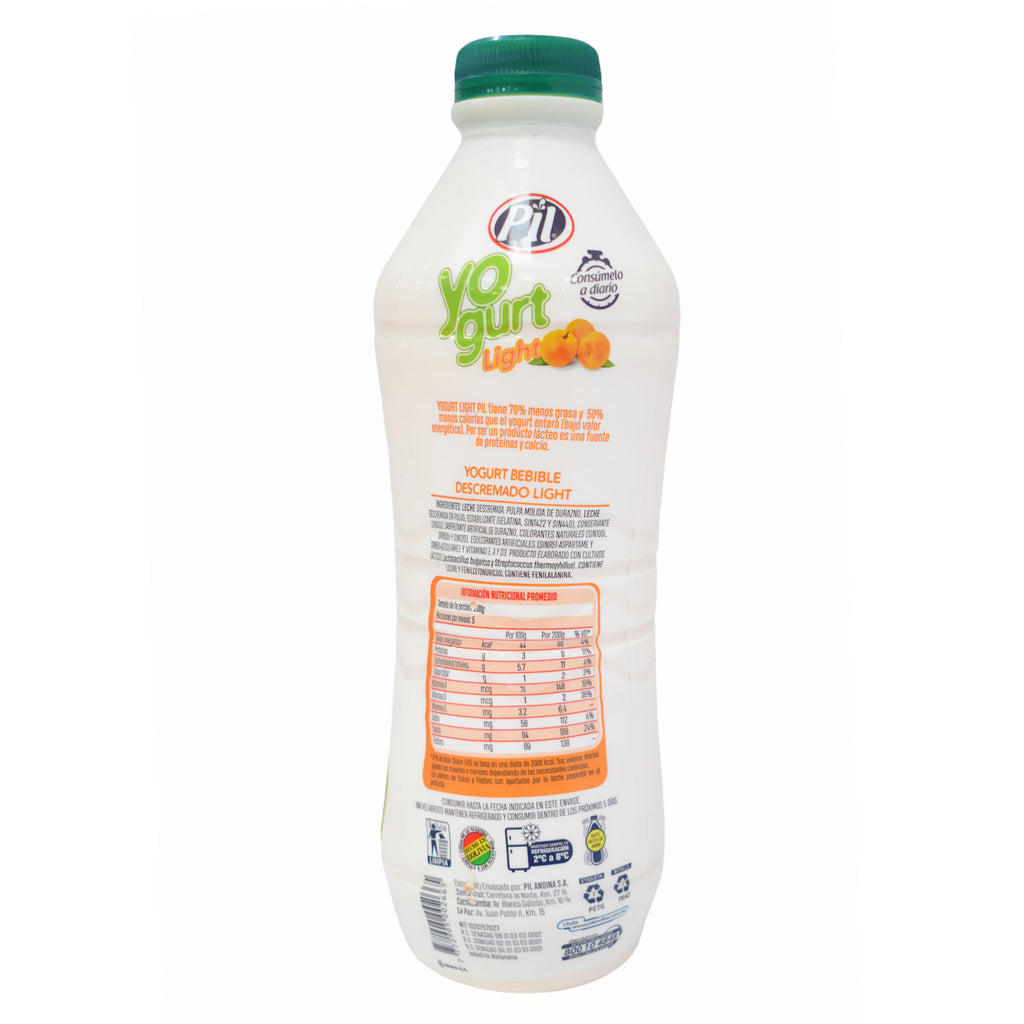 Pil Yogurt Light Sabor A Frutilla Botella X 1 L — Amarket