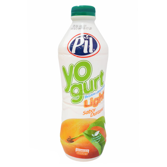 Pil Yogurt Light Botella Sabor A Durazno X 1 L