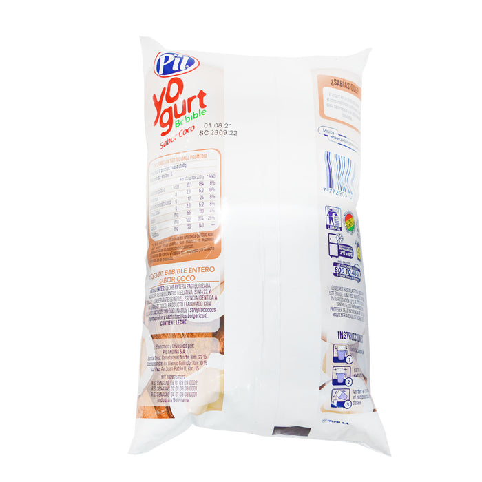 Pil Yogurt Sabor A Coco Bebible Bolsa X 1 L