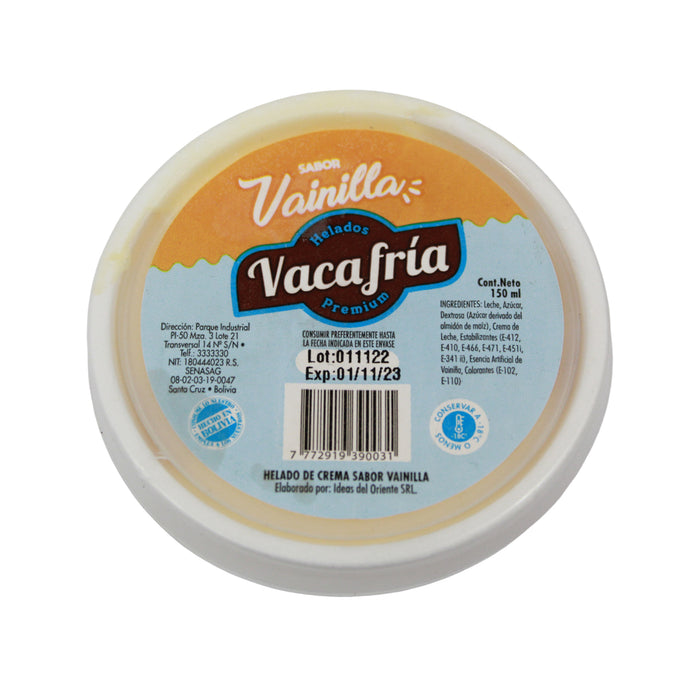 Vaca Fria Helado Vainilla X 150Ml