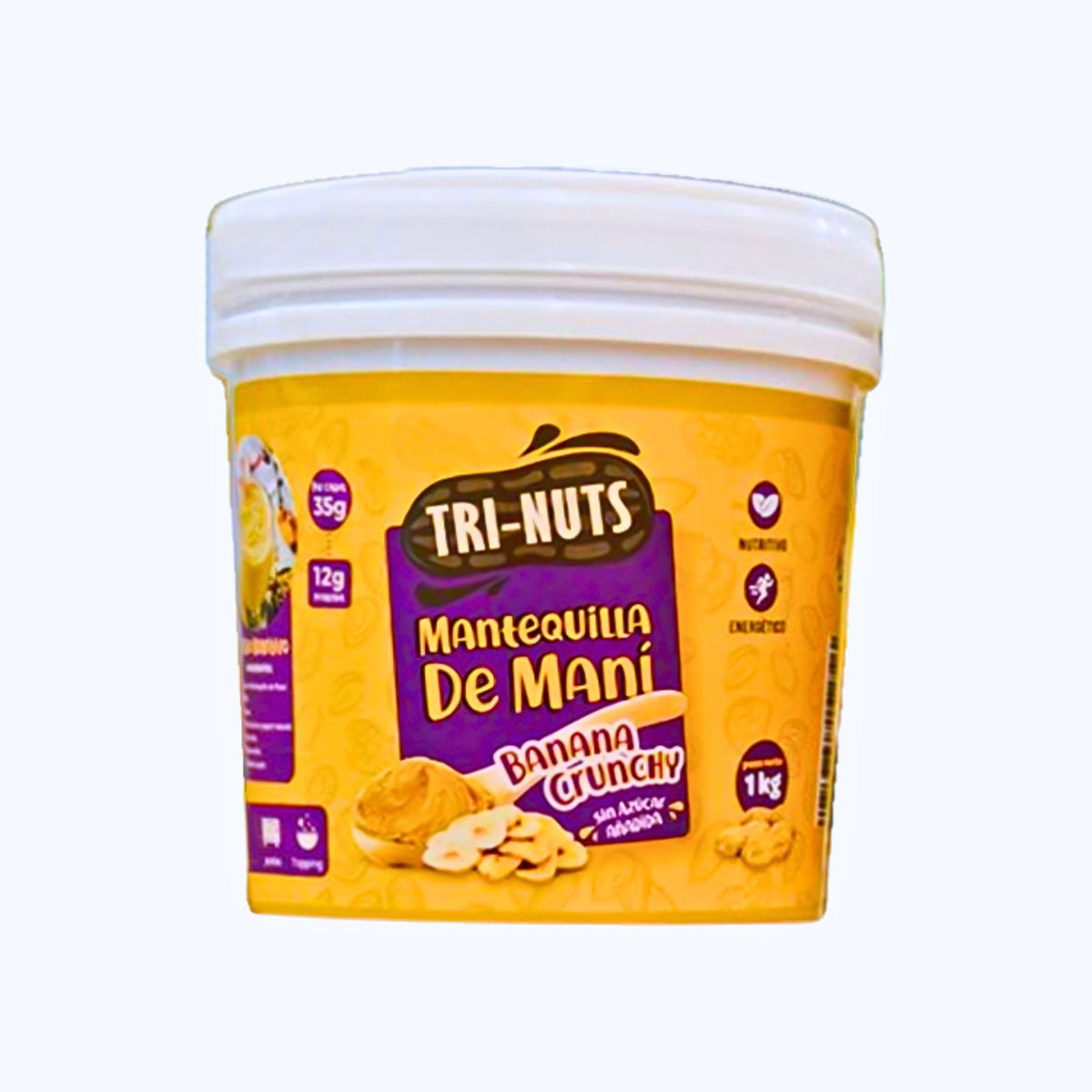 Mantequilla De Maní Trinuts Sabor Banana Crunch X 1Kg — Amarket