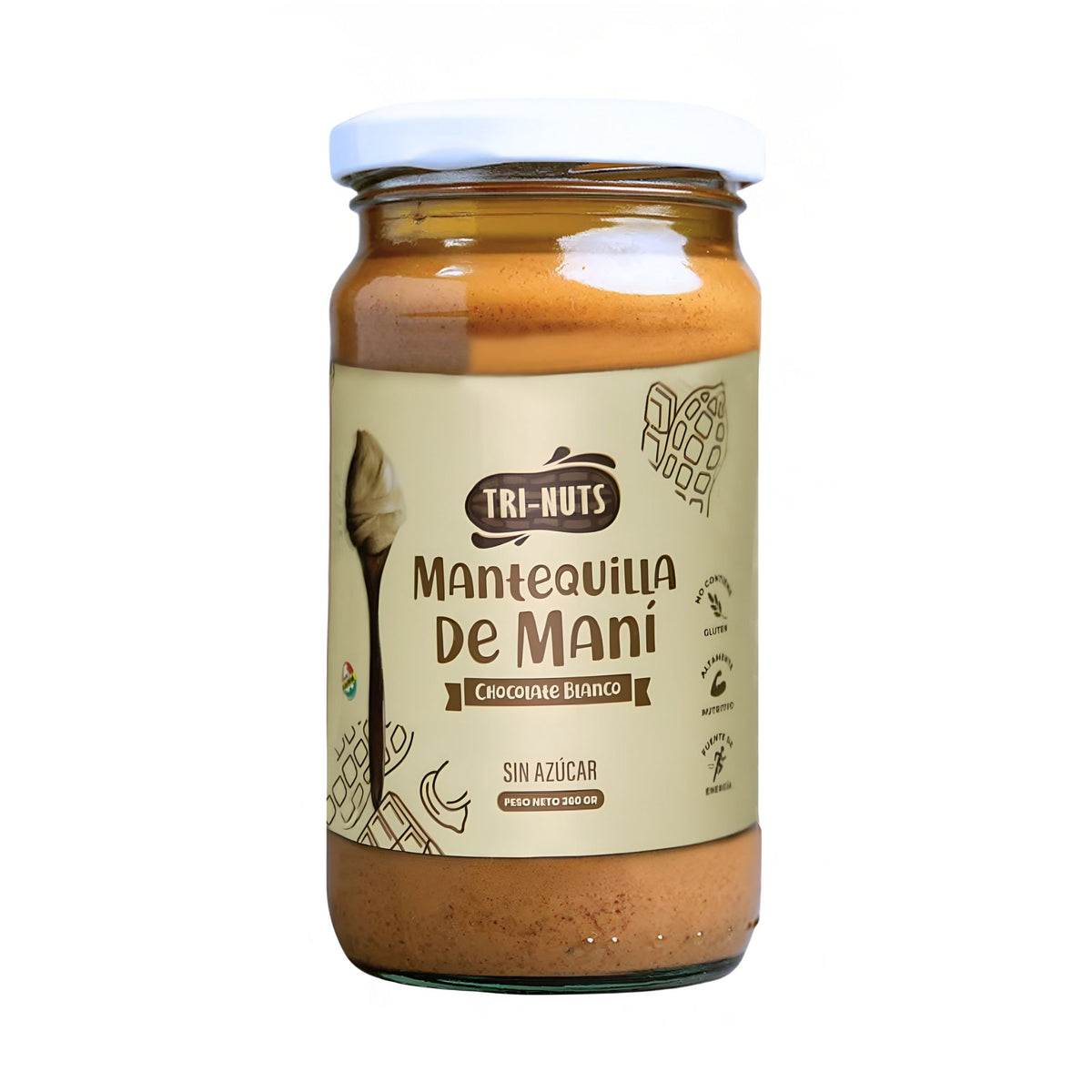 Mantequilla De Maní Trinuts Sabor Chocolate Blanco X 360G — Amarket