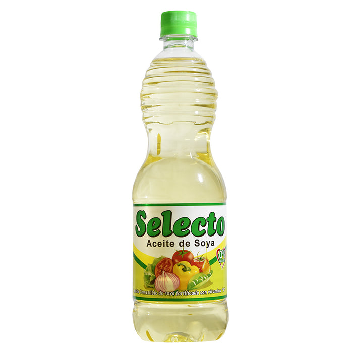 Aceite De Soya Selecto Con Vitamina A X 900Ml