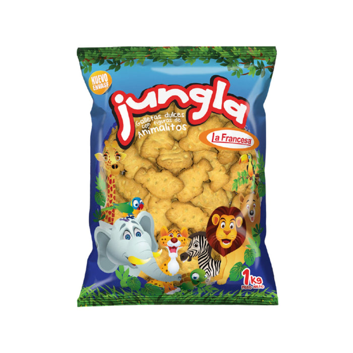 Galletas De Animalitos La Francesa Jungla Bolsa X 1Kg