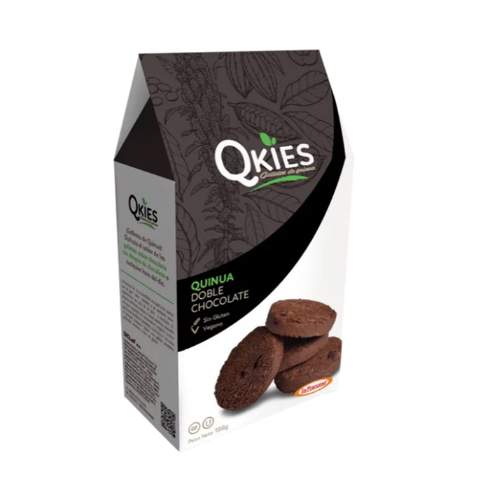 Galletas De Quinua Qkies X 198Gr Doble Chocolate