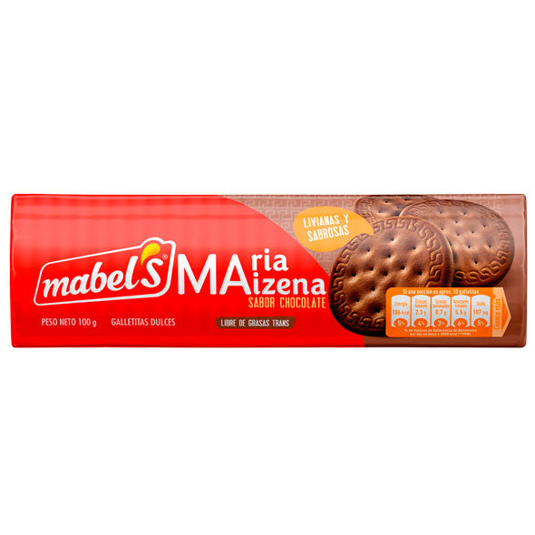 Mabels Galleta Maria Maizena Chocolate X 100G