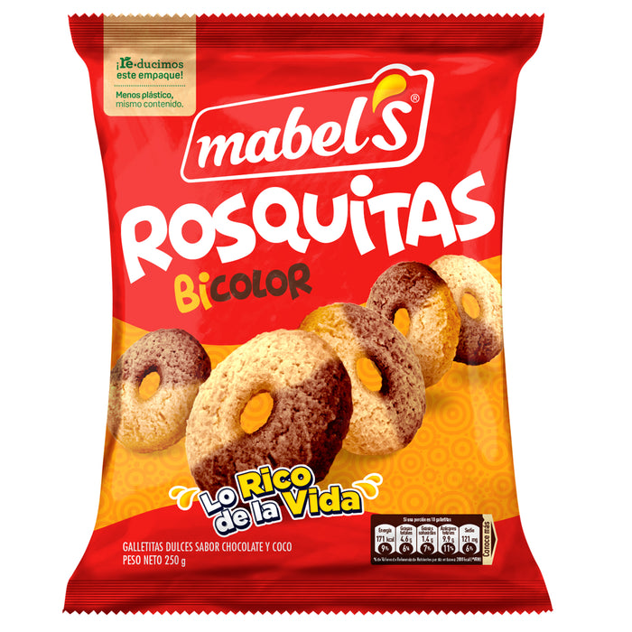 Mabels Galleta Rosquitas Bicolor X 270G