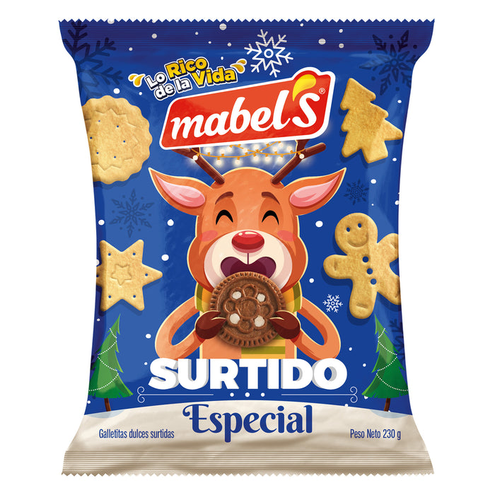 Galleta Mabels Especial Navideño Surtido Bolsa X 230G