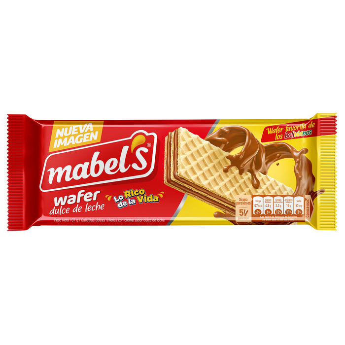 Mabels Wafer Galleta Dulce De Leche X 107G