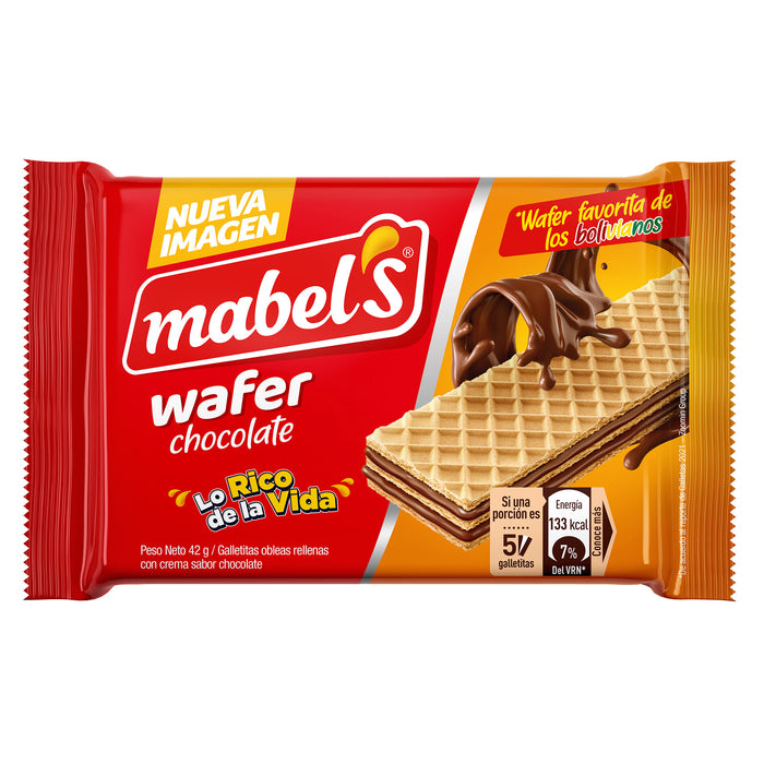 Mabels Wafer Galleta Chocolate X 42G