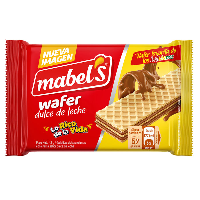 Mabels Wafer Galleta Dulce De Leche X 42G