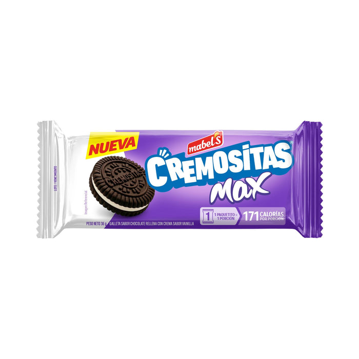 Galleta Cremositas Max Chocolate Vainilla X 36G