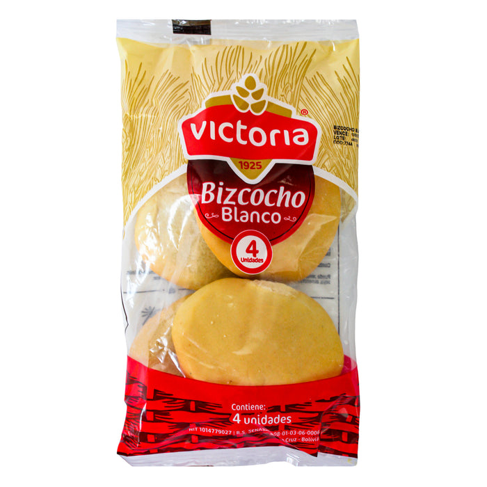 Victoria Bizcocho Blanco Bls X 4 Unidades