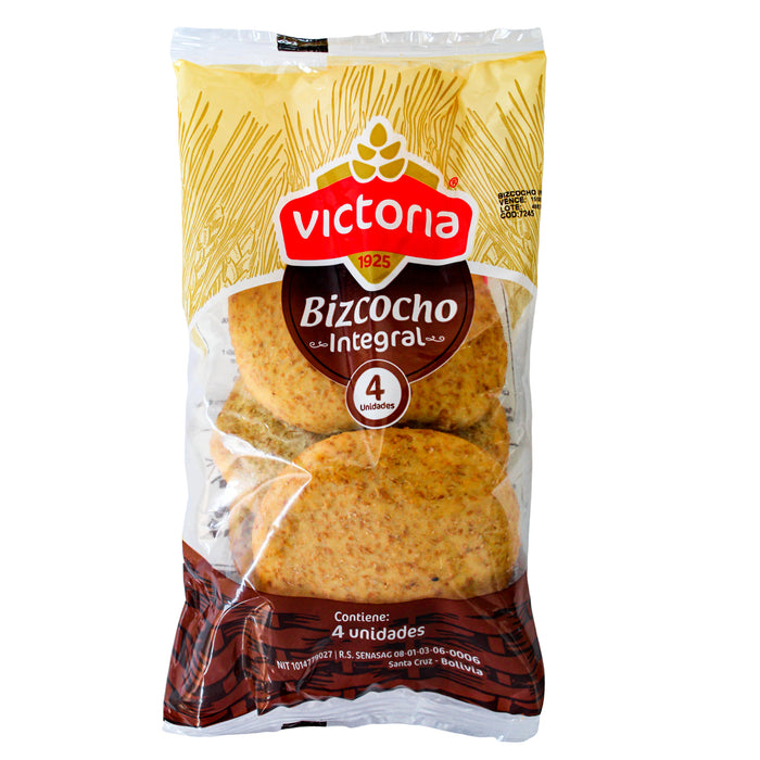 Bizcocho Integral Victoria X 4 Unidades
