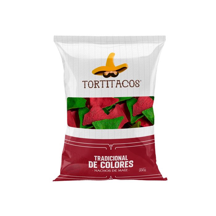 Tortitacos Nacho De Maiz Colores X 200G