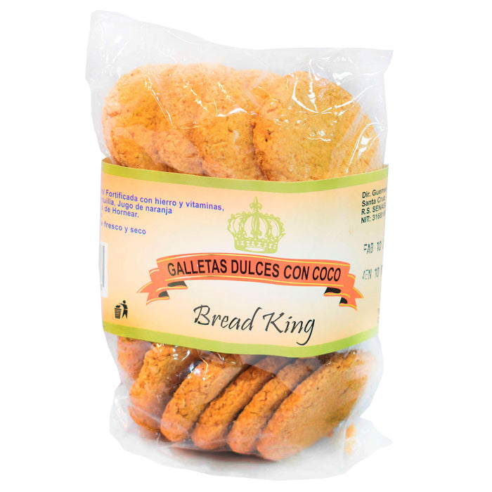 Bread King Galletas De Coco Empaquetado X Bolsa