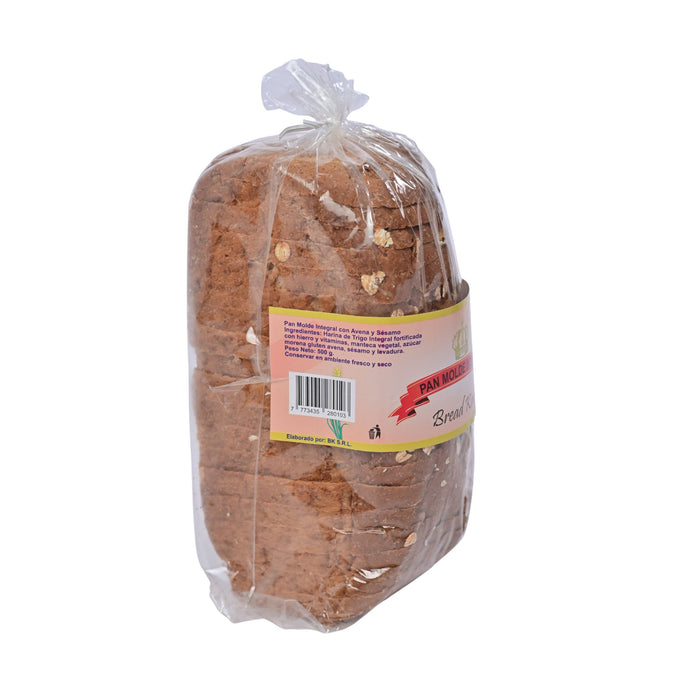 Pan Integral Molde Bread King Empaquetado X Bolsa