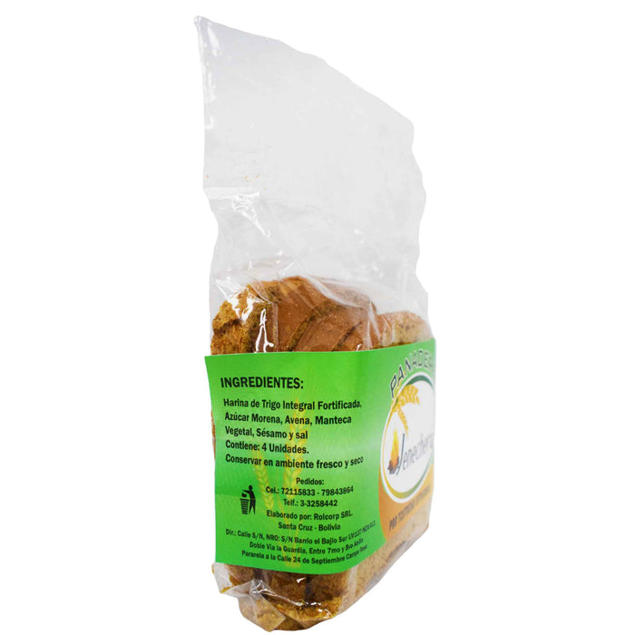 Jenecheru Tostadas Integrales Empaquetado X 4 Unidades