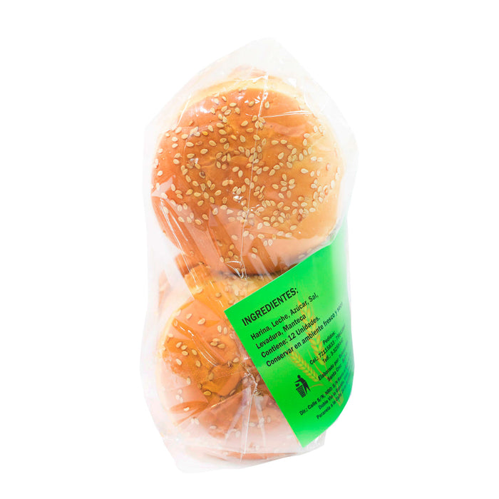 Jenecheru Pan Para Hamburguesa X 6 Unidades
