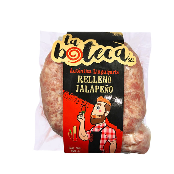 Linguica La Boteca Relleno Jalapeno X 500G