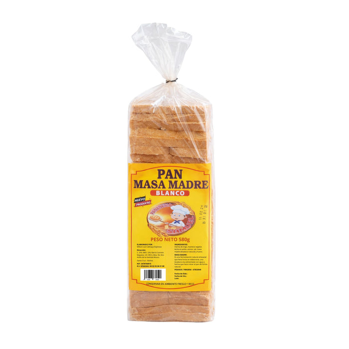 Pan Molde Blanco Samuel Masa Madre X 580G