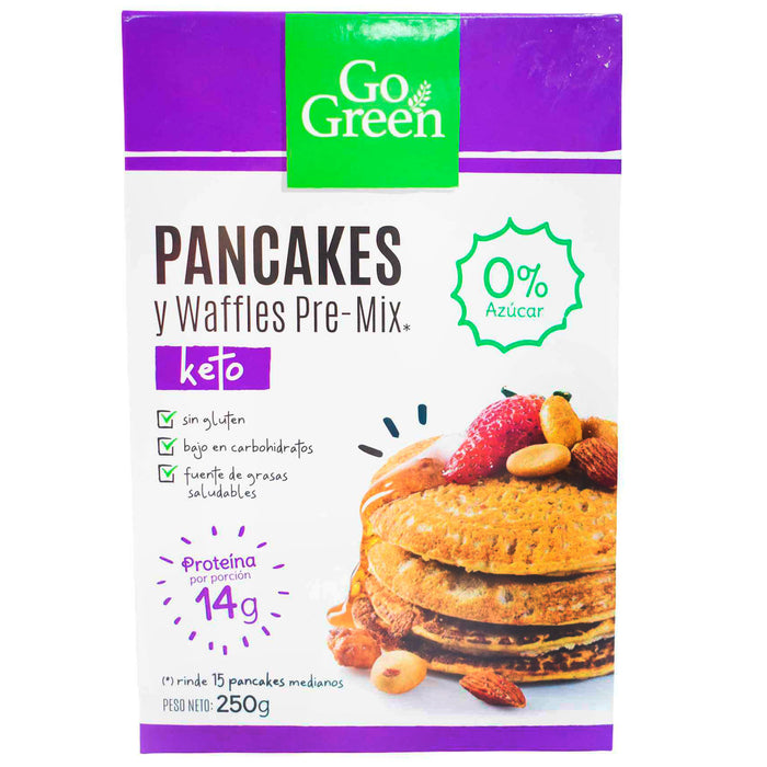 Go Green Pancakes Medianos Keto X 250G