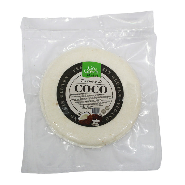 Gogreen Tortillas De Coco Sin Gluten X 240G