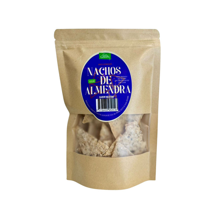 Nachos De Almendra Gogreen Sabor Neutro X 100G