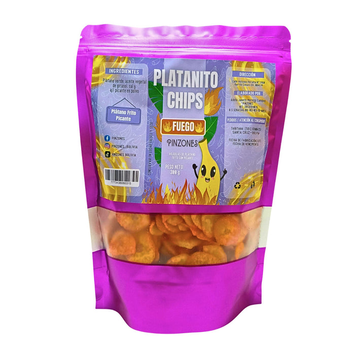 Platanito Chips Pinzones Picante X 300G
