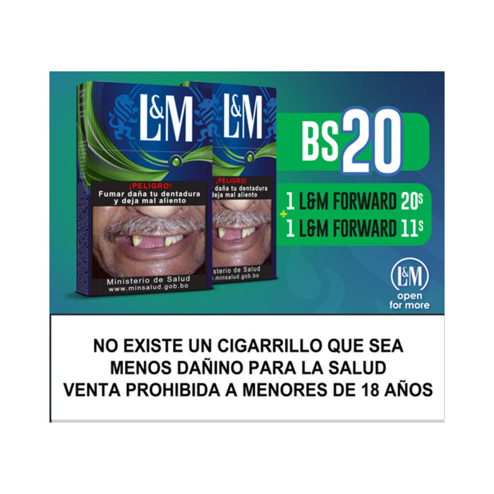 Pack Cigarillos L&M Forward X 20 Unidades+11 Unidades